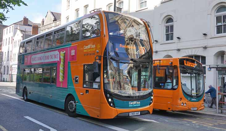 Cardiff Bus ADL Enviro400MMC 302